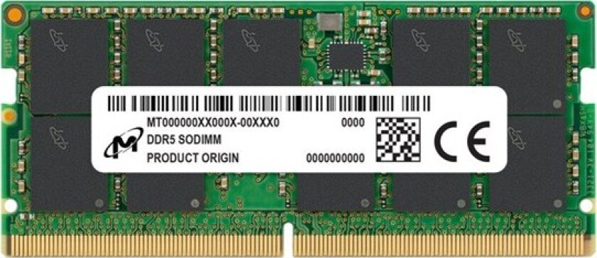Micron - DDR5 - module - 32 GB - SO-DIMM 262-pin - 5600 MHz / PC5-44800