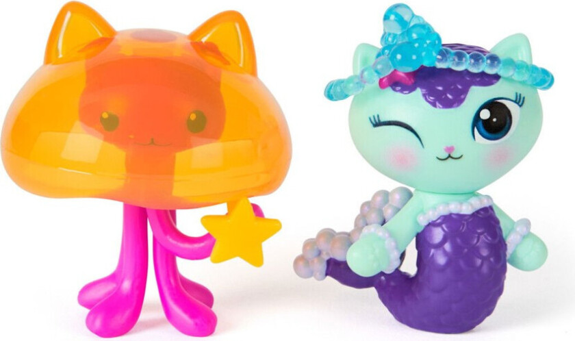 Gabby's Movie 2Pack Figure-Mercat & Cat Jelly Fish
