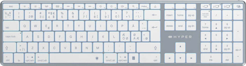 ® Space Next Bluetooth Wireless Keyboard (Nordic) - Grå