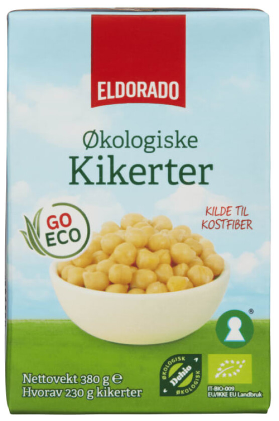 Kikerter Økologisk 380g Go Eco Eldorado