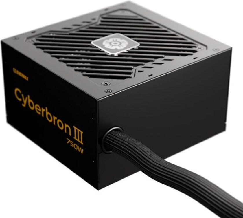 Cyberbron III Power supply - 750 Watt - 120 mm - ATX 3.1 - 80 Plus Bronze certified Strømforsyning (PSU) - 750 Watt - 120 mm - ATX 3.1 - 80 Plus Bronze sertifisert