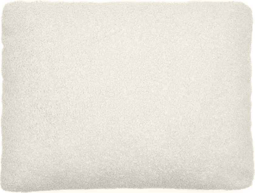 KAVE HOME Martina pute ecru bouclé 47 x 36 cm