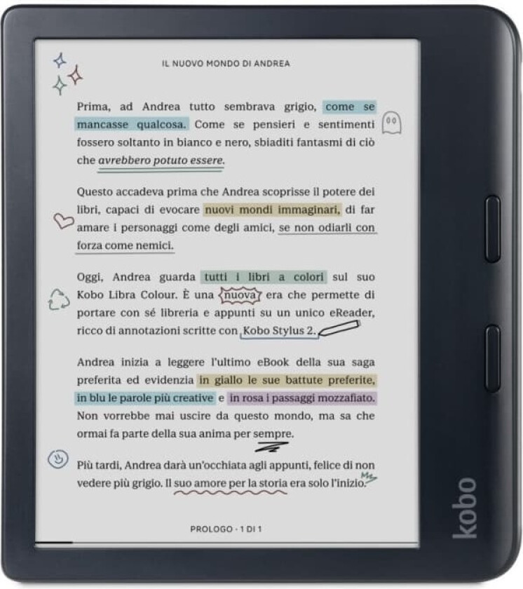 eBook-Reader eBookReader Libra Colour juodas Juodas Bundle incl Stylus 2 (N428-KU-BK-K-BU) (N428KUBKKBU)