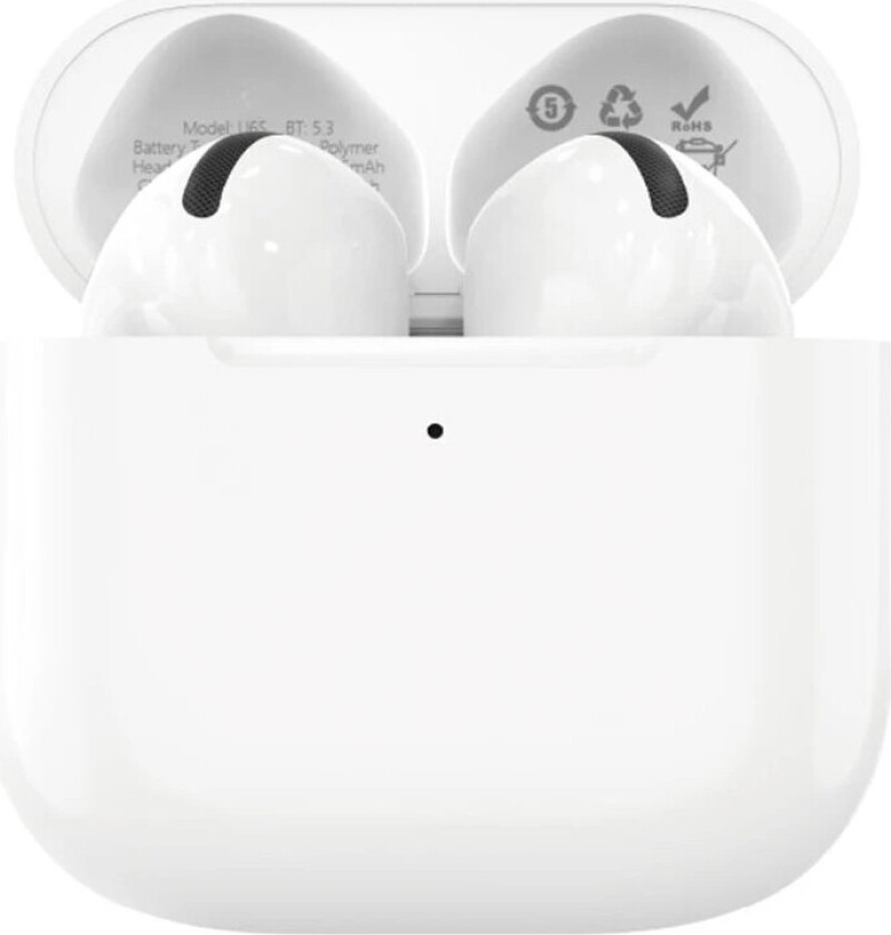 U6S Trådløs Ægte trådløse øretelefoner Bluetooth 5.3 - White