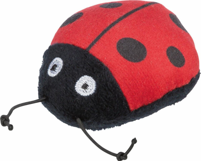 Wind up Ladybird, catnip, 9 cm
