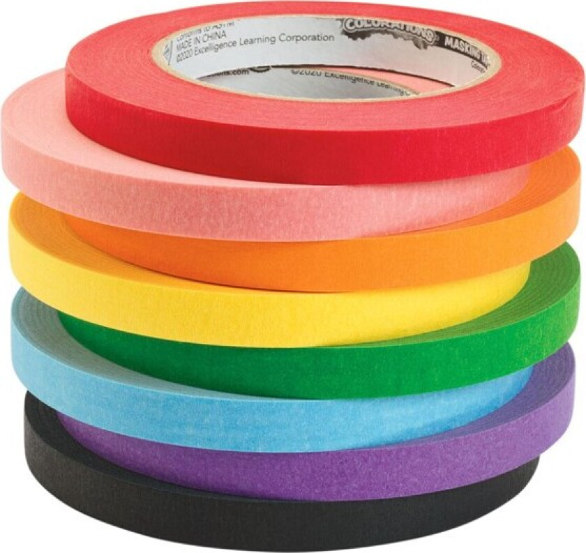 Masking Tape 8 Colors - 55 meters per color