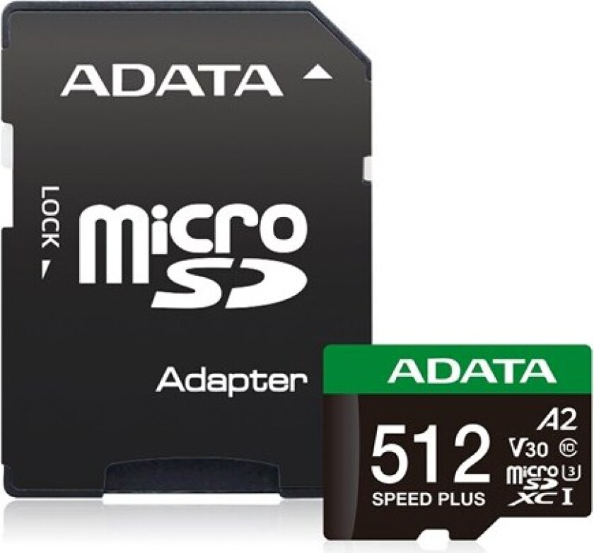 ADATA SPEED PLUS - flash memory card - 512 GB - SDXC UHS-I