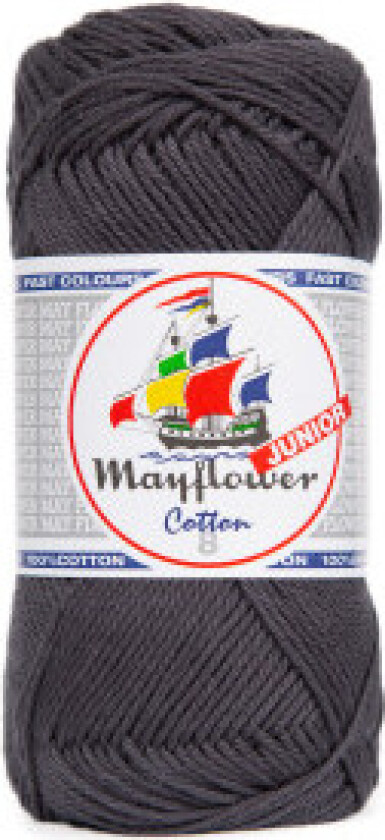 Cotton 8/4 Juniorgarn 106 Mørk koksgrått Junior Garn