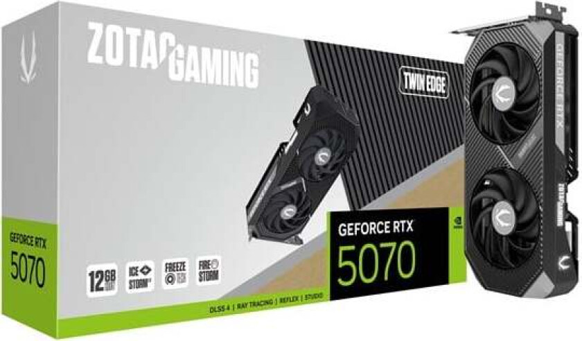 GeForce RTX 5070 Twin Edge - 12GB GDDR7 RAM - Grafikkort