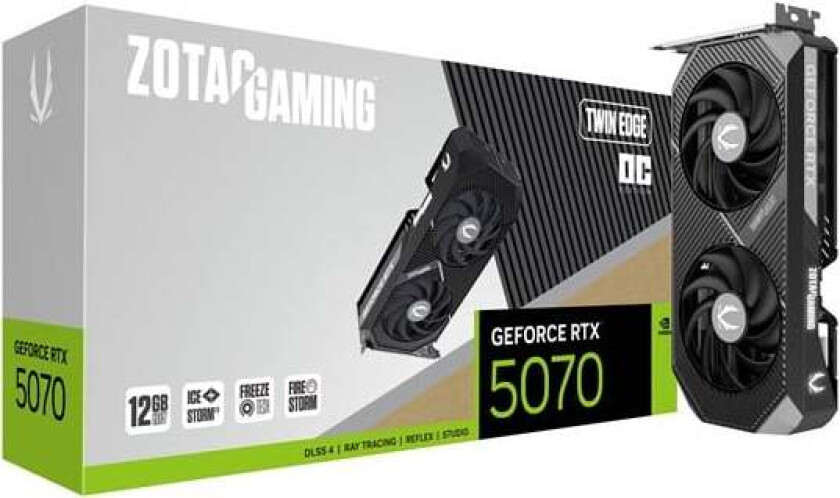 GeForce RTX 5070 Twin Edge OC - 12GB GDDR7 RAM - Grafikkort
