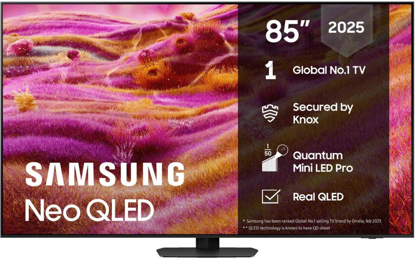 85" QN90F Neo QLED 4K Mini LED Smart TV (2025)