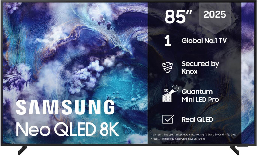 85" QN900F Neo QLED 8K Mini LED  Smart TV (2025)