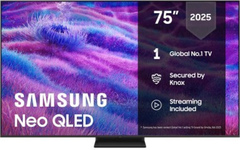 75" QN80F Neo QLED 4K Mini LED Smart TV (2025)
