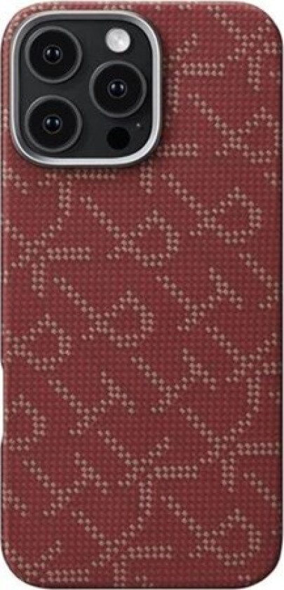Tactile Woven Case PTK Red/Gold - iPhone 16 Pro