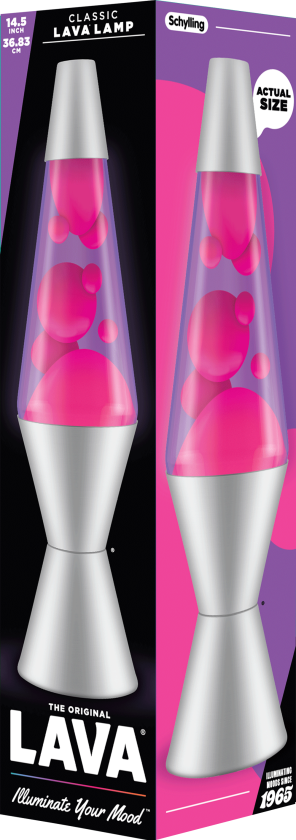 Lamp Classic 37cm Pink/Purple