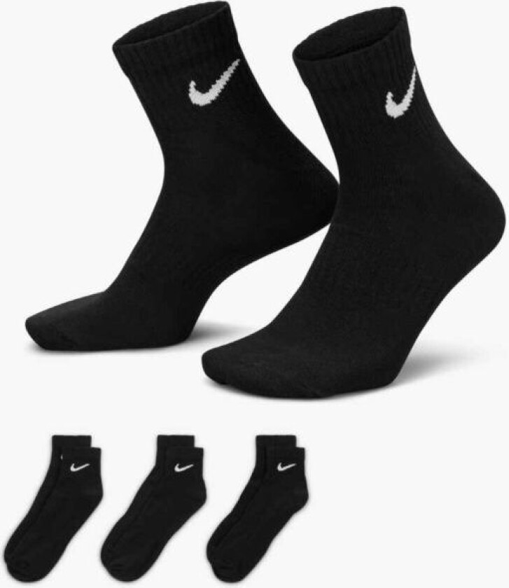 Everyday Lightweight Ankle Socks 3-Pack