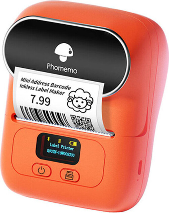 M110 Portable Label Printer - Orange