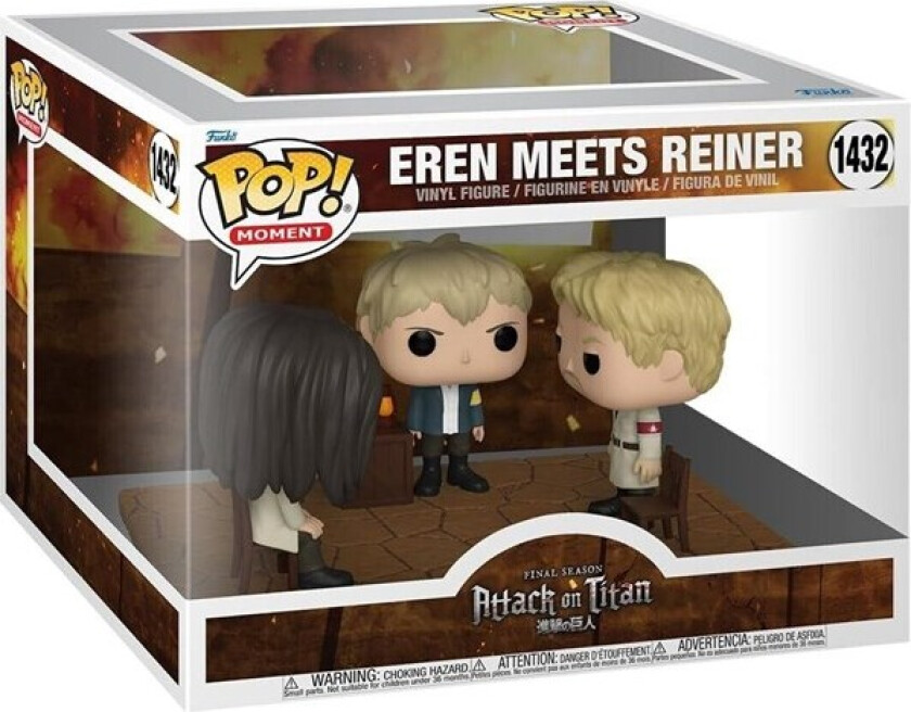 Bilde av Pop! Moment: AoT - Eren Jaeger Meets Reiner 10cm - Figur