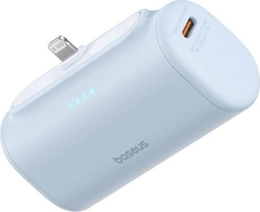 Powerbank OS Compact IP 5000mAh 20W (blue) Nødlader - Blue - 5000 mAh