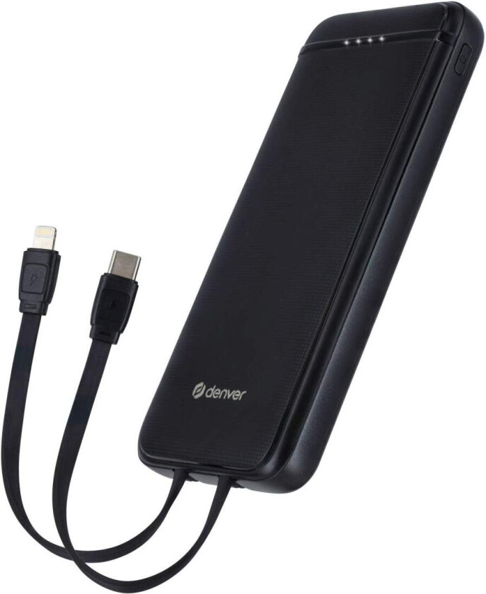 PBS-10010B - Powerbank 10000mAh with USB-A output - Black Nødlader - Svart - 10000 mAh