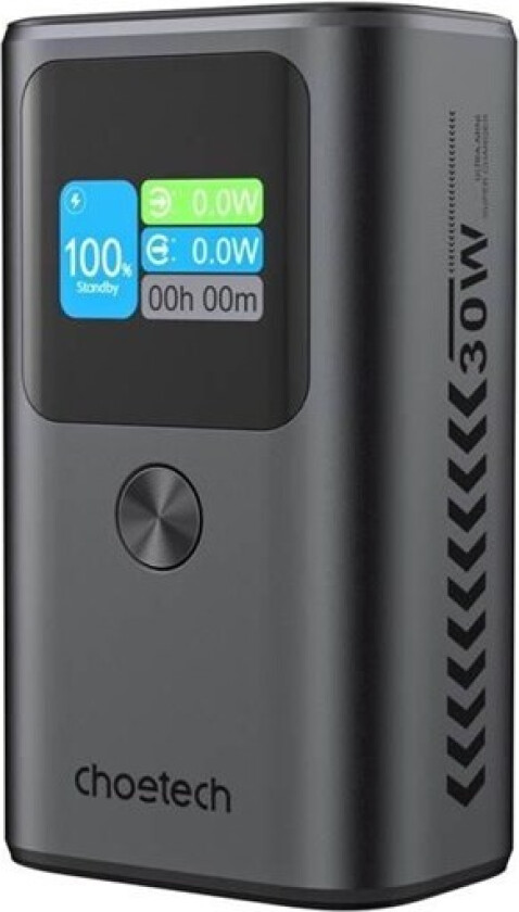 Power Bank B701 10000mAh PD30W (Grey) Nødlader - Grey - 10000 mAh