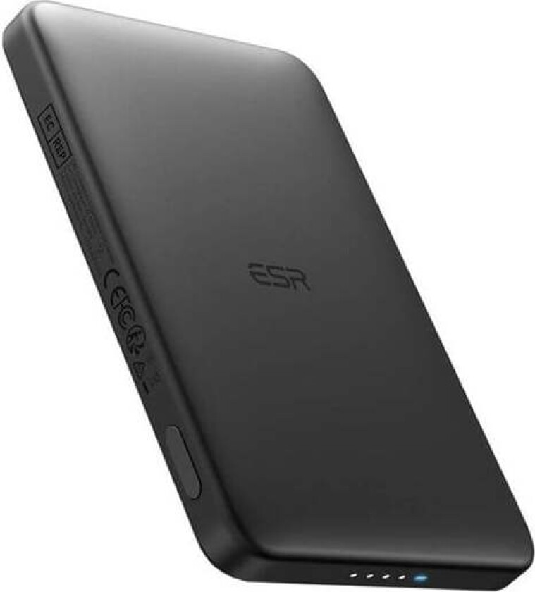 Magnetic Powerbank 5000mAh Qi2 (Black) Nødlader - Svart - 5000 mAh