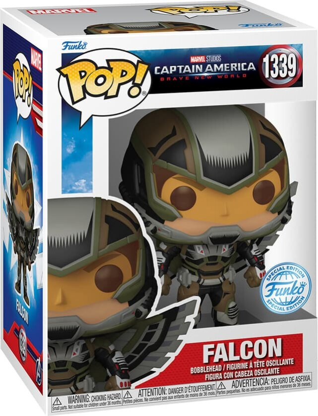 Pop! Captain America: Brave New World Falcon 10cm - Figur