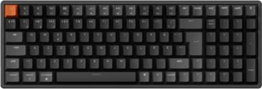 K4 v3 RGB QMK Wireless Hot Swap QMK - Super Brown - Gamingtastatur - Nordisk - Svart