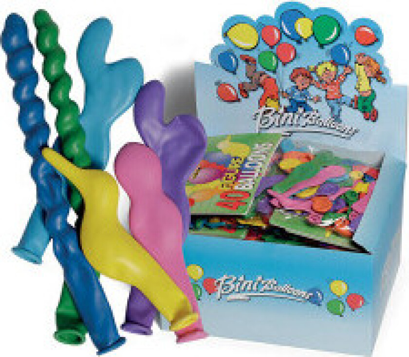 Bini Baloons Ballonger Ass. figurer og farger - 40 stk