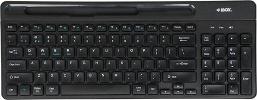 Kallisto - keyboard - QWERTY - black Input Device - Tastatur - Svart