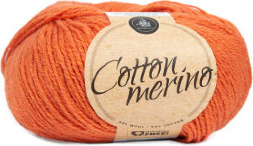 Easy Care Cotton Merino Garn Solid 26 Støvet Oransje