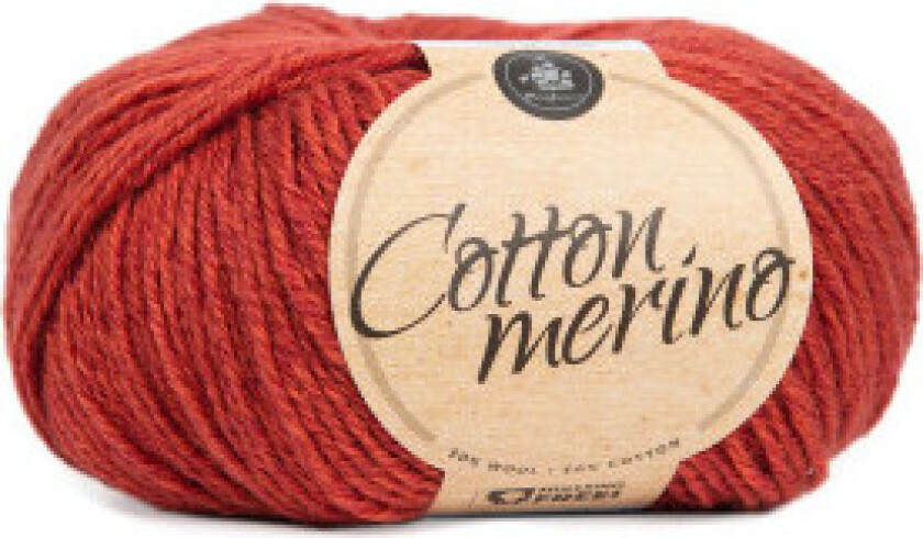 Easy Care Cotton Merino Garn Solid 31 Okerrød