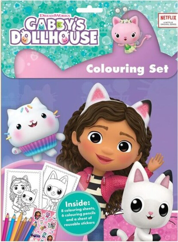 Gabby's Dollhouse Coloring Set