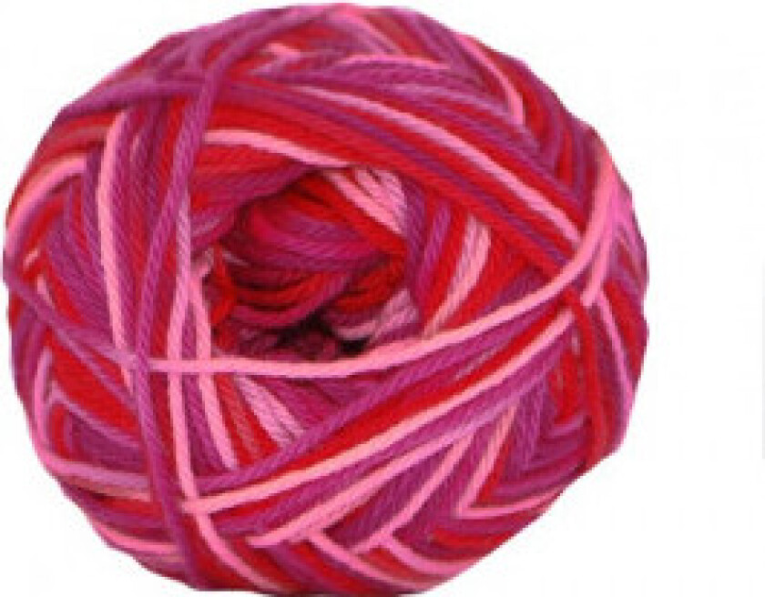 Cotton nr. 8 Garn 597 Røde Farger