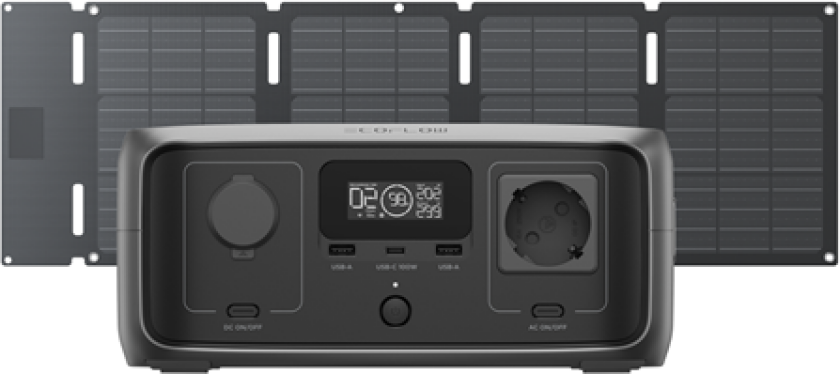 River 3 UPS + 45W Solar Panel - Bundle