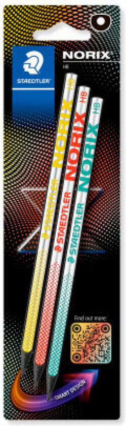 Bilde av Pencil NORIX HB 3pcs bc 100% PEFC