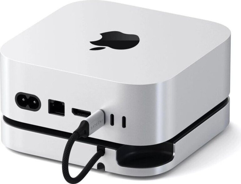 Mac Mini M4 Stand & Hub (sølv)