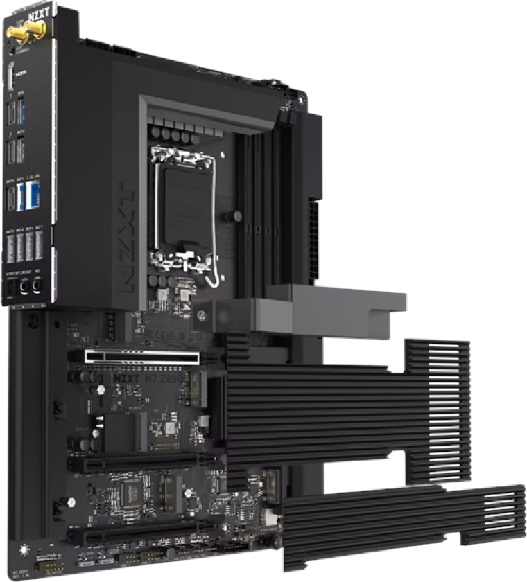 N7 Z890 Black Hovedkort - Intel Z890 - Intel LGA1851 socket - DDR5 RAM - ATX