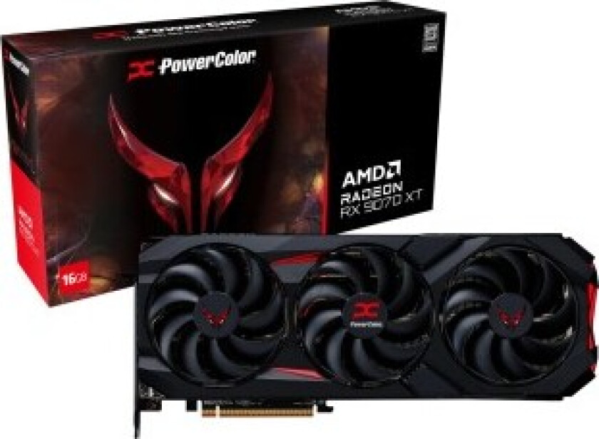Radeon RX 9070 XT Red Devil - 16GB GDDR6 RAM - Grafikkort
