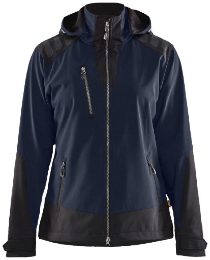 DAME Softshelljakke Mørk Mari