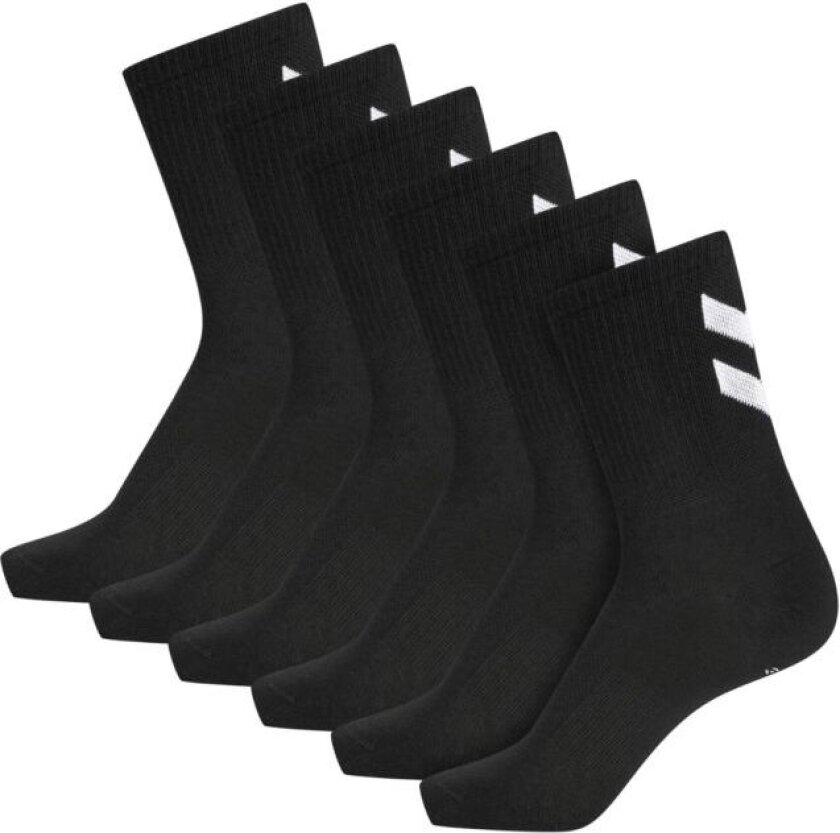 Chevon Mid-Cut Socks 6-Pack