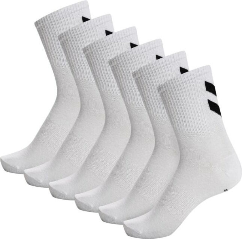 Chevon Mid-Cut Socks 6-Pack