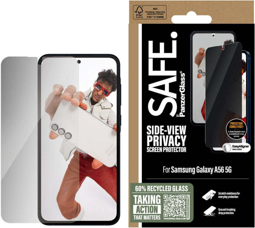Privacy Screen Protector Samsung Galaxy A56 5G | Ultra-Wide Fit