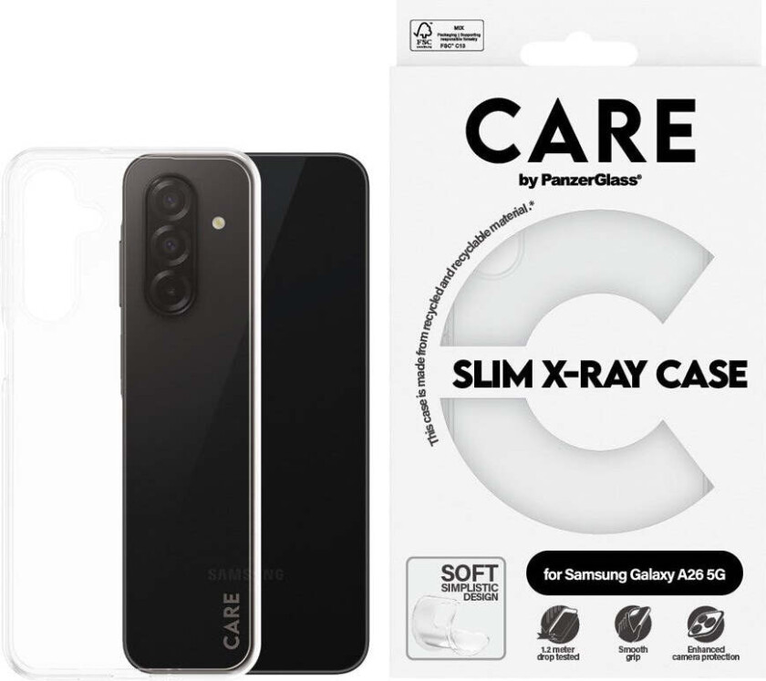 Fashionable Case Transparent X-Ray Soft Basic Samsung Galaxy A26 5G