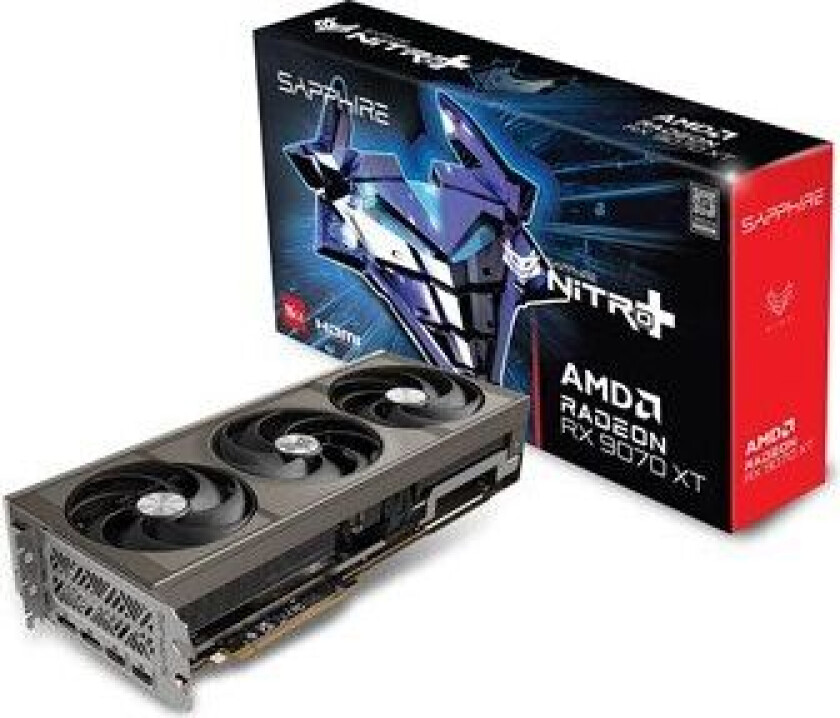 Radeon RX 9070 XT NITRO+ - 16GB GDDR6 RAM - Grafikkort