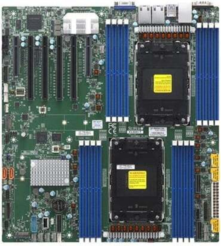 Bilde av X13DEI-T Hovedkort - Intel C741 - Intel LGA4677 socket - DDR5 RAM - Extended ATX