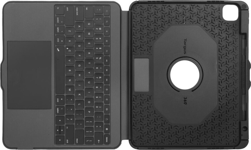 Versavu - keyboard and folio case - with trackpad - QWERTY - Nordic - black Input Device - Tastatur & Foliosett - Nordisk - Svart