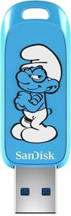 Smurfs - Brainy Smurf Edition - USB flash drive - 64 GB - 64GB - Minnepenn