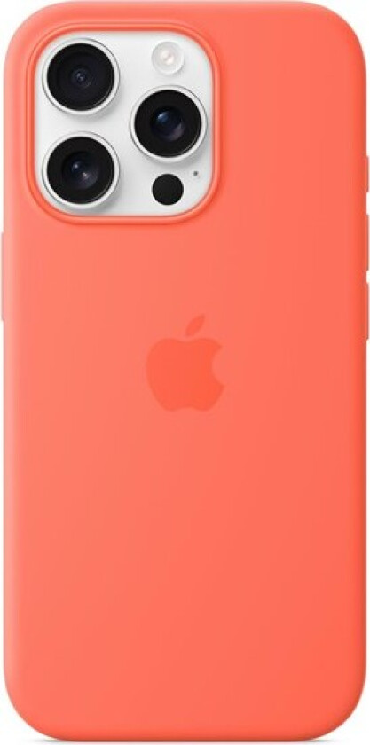 iPhone 16 Pro Silicone Case with MagSafe - Tangerine