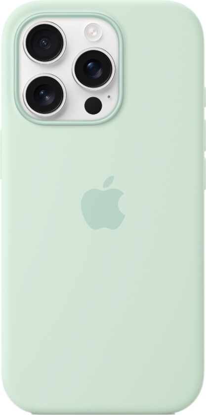 iPhone 16 Pro Silicone Case with MagSafe - Aquamarine